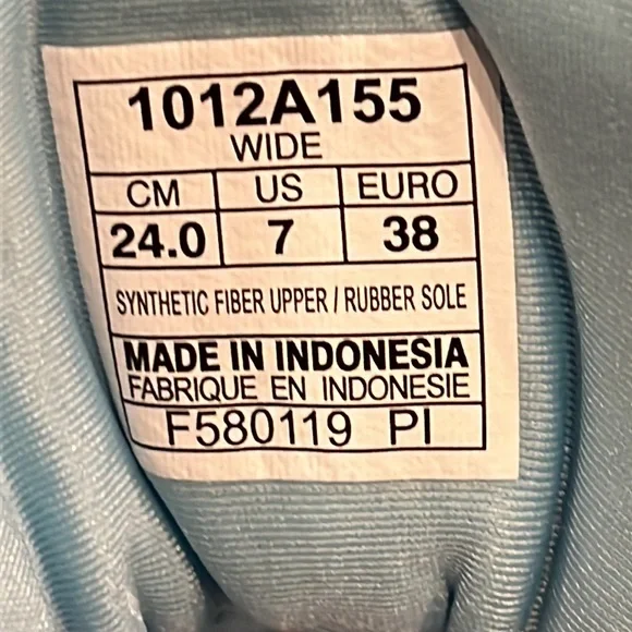 ASICS GEL-Nimbus 21 in Blue Coast/Skylight - size 7 wide - NWOT - Picture 5 of 9